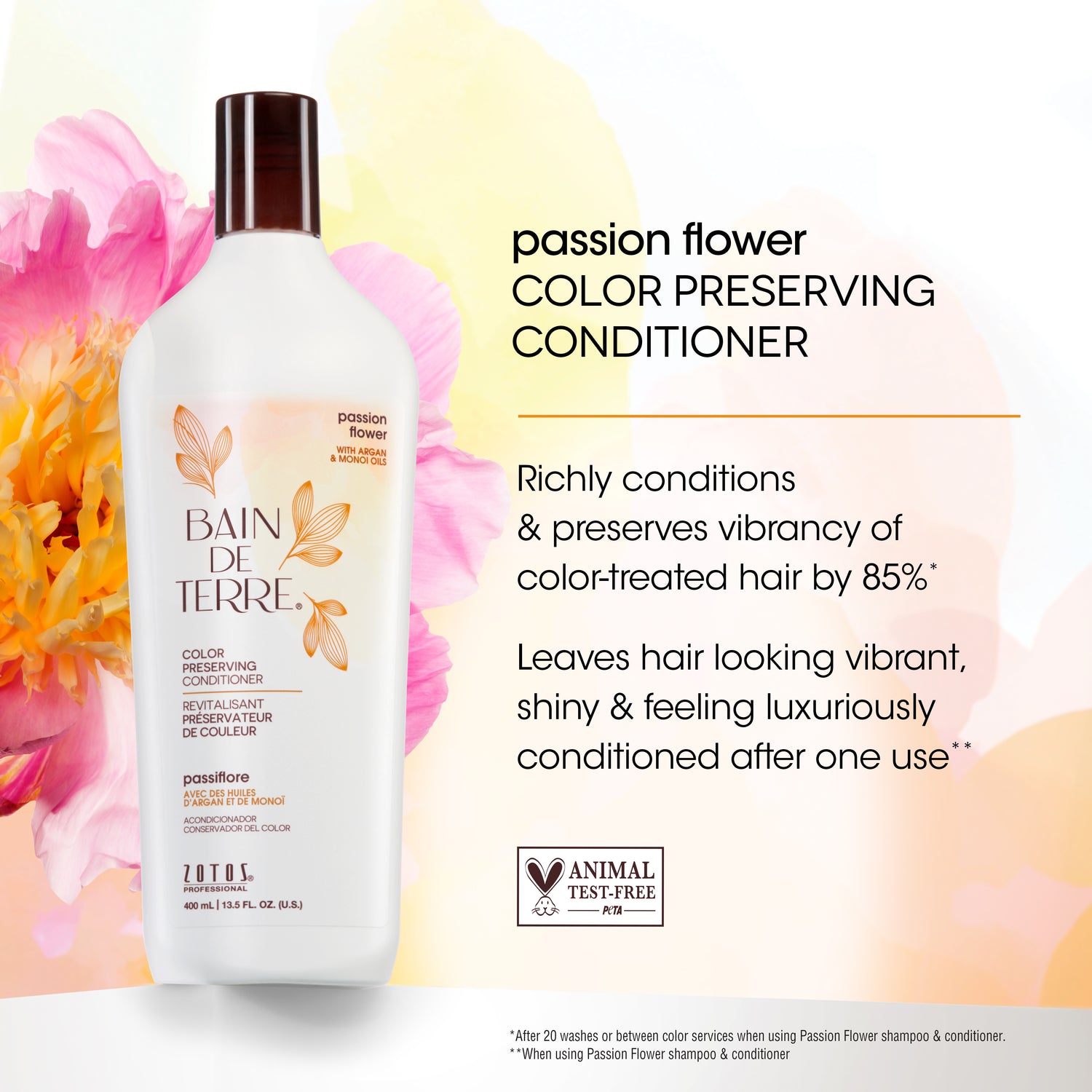 Bain de Terre® Color Preserving Conditioner, Passion Flower