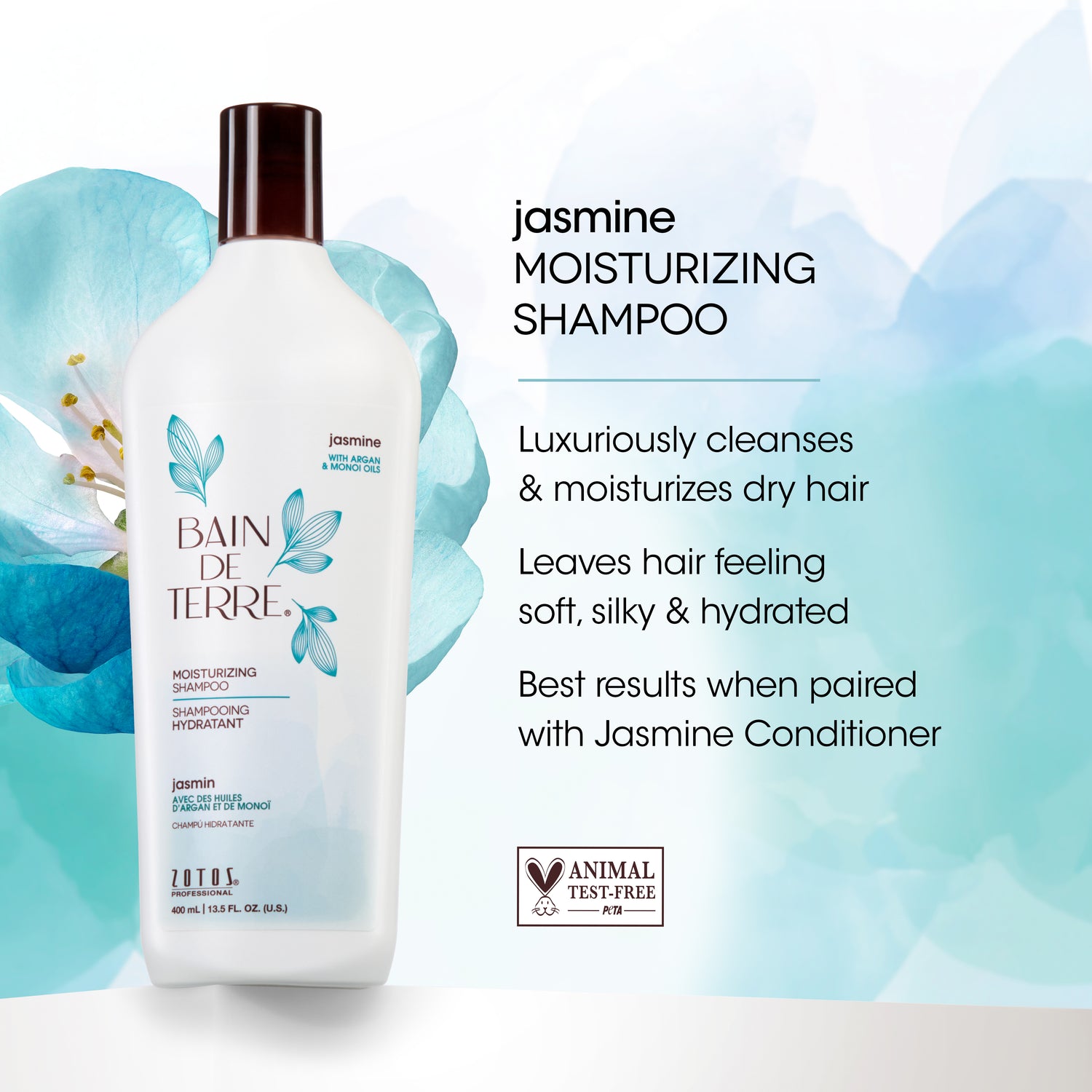 Bain de Terre® Moisturizing Shampoo, Jasmine