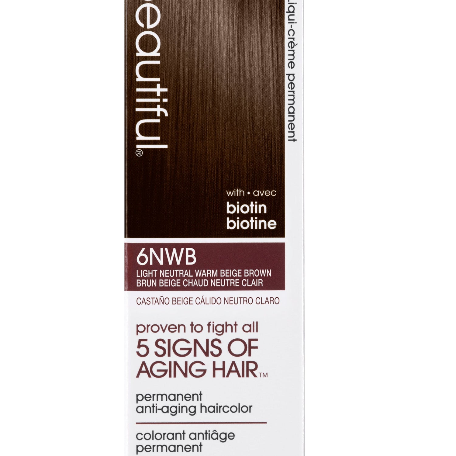 AGEbeautiful® Anti-Aging 100% Gray Coverage Liqui-Crème - NWB