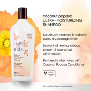 Bain de Terre® Ultra Hydrating Shampoo, Coconut Papaya